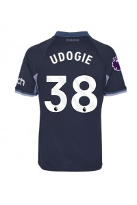 Fotbalové Dres Tottenham Hotspur Destiny Udogie #38 Venkovní Oblečení 2023-24 Krátký Rukáv